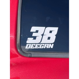719 Designs Deegan 38 Die-cut Car Window Sticker, Buy 2 Get 1 FREE Haiden Deegan