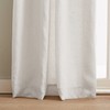 Peri Home 100% Linen Back Tab Lined Curtain Panel Pair,
