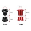 CATAZER 5 PCS 7075 Aluminum Alloy Single Chainring Bolts Double