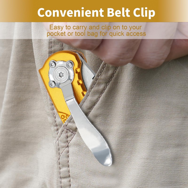 Box Cutter Heavy Duty Utility Knife, Razor Knife, Lightweight Aluminum