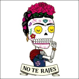 Frida the Riveter - Weather Proof Die Cut Vinyl Day of the Dead Sticker