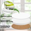 SHUESS Ceramic Coasters - 25 Pack Drink Coasters with 25