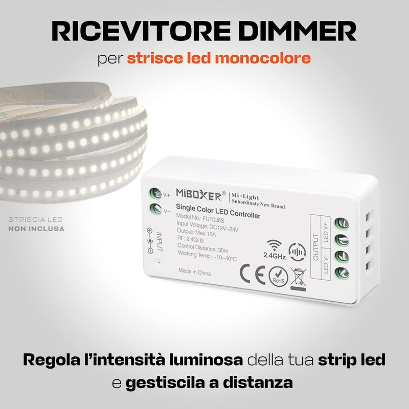 Mi Light MiBoxer FUT036S Mini RF receiver Single