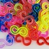 GAADSKCER 1000 Pcs S Clips Rubber Band Bracelet kit Rubber