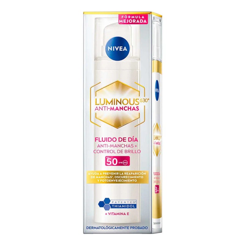 Fluido NIVEA Luminous Antimanchas Cellular Fps50 40ml Tipo de piel