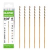 HLOFIZI 3/32" x 6" Extra Long Drill Bit (6 Pack),