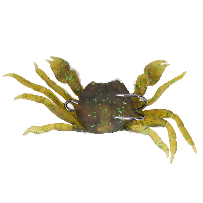 8Pcs Artificial Crab Bait 13cm 33.5g Simulation Crab Soft Lure