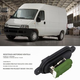 Resistenza del motore del ventilatore, Prestazioni affidabili, Sostituzione per resistenza del ventilatore del riscaldamento, Ducato 1994 fino al 2002