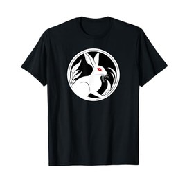 Albino Hare White Rabbit Simple Nature Art T-Shirt