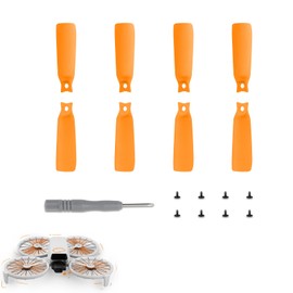 CERFFOOL Replacement Propeller for DJI Flip Propeller Lightweight Quick Release with Screws and Screwdriver for Drone Accessories (Orange)