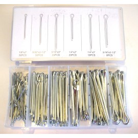 NO NAME 144pc LONG COTTER PIN ASSORTMENT SET EXTRA LARGE