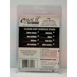 STAIN ERASER ERASE IT - TILE GROUT - INSTANTLY RESTORES GROUT TO ORIGINAL COLOR