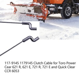 YIAOSUA 117-9145 Clutch Drive Cable fits Toro 38451 38452 Series 1179145 621R 721R 621E 721E Snow Thrower
