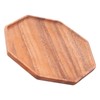 Tea Plate Natural Wood Environmental Protection Uniform Texture Odorless Serving