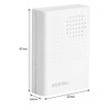 Wired Doorbell Wall Mounted Compact Wired Door Chime 90db Volume