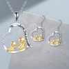 SUPAC Unique Heart-Shaped Duckling Pendant Necklace - Get Your Ducks