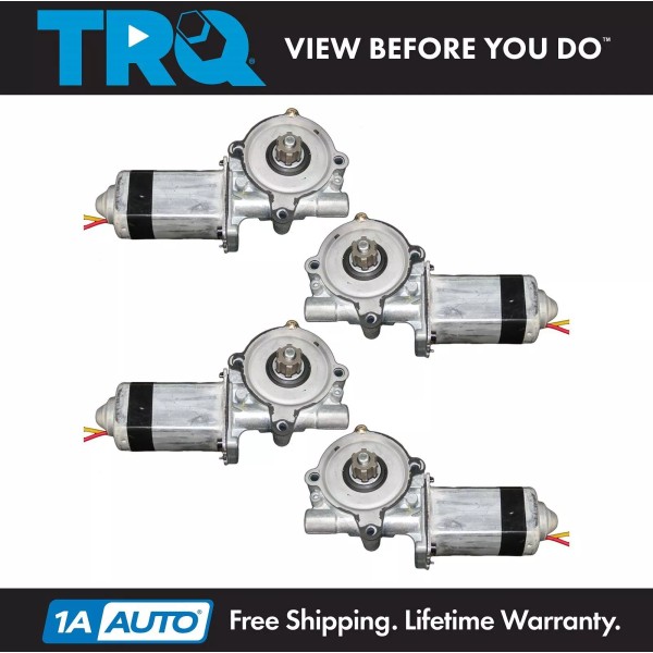 TRQ Power Window Motor Kit of 4 for Crown Vic