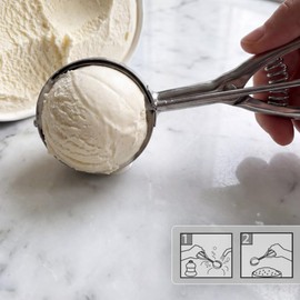 Metaltex 253750010 Porzionatore in acciaio INOX per gelato