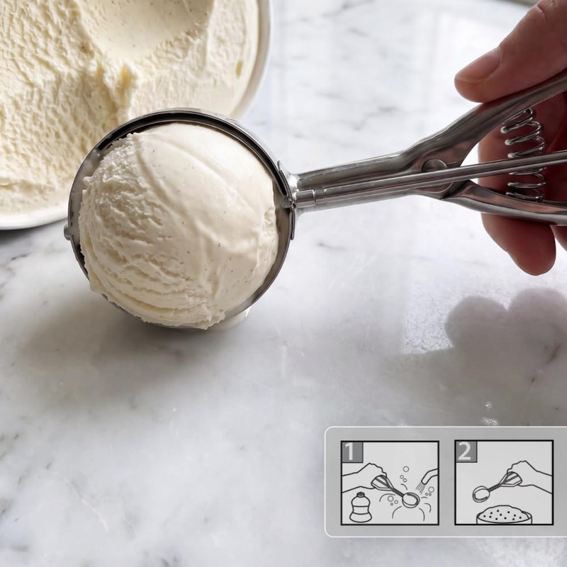 Metaltex 253750010 Porzionatore in acciaio INOX per gelato