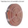 sourcing map 1 Pcs 12 Pin Flat Rainbow Ribbon Cable