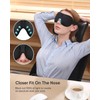 LKY DIGITAL Sleep Mask for Side Sleeper 3 Pack, Blackout
