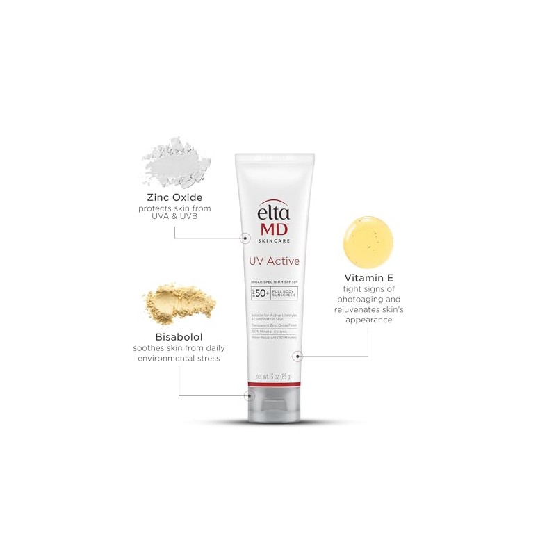 EltaMD Protector solar mineral activo UV con óxido de zinc