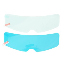 Juego de Películas de Visera Antivaho a Prueba de Lluvia para Casco de Motocicleta de 2 Piezas, Protector Facial Universal de Alta Transparencia y Visibilidad Más Clara para la