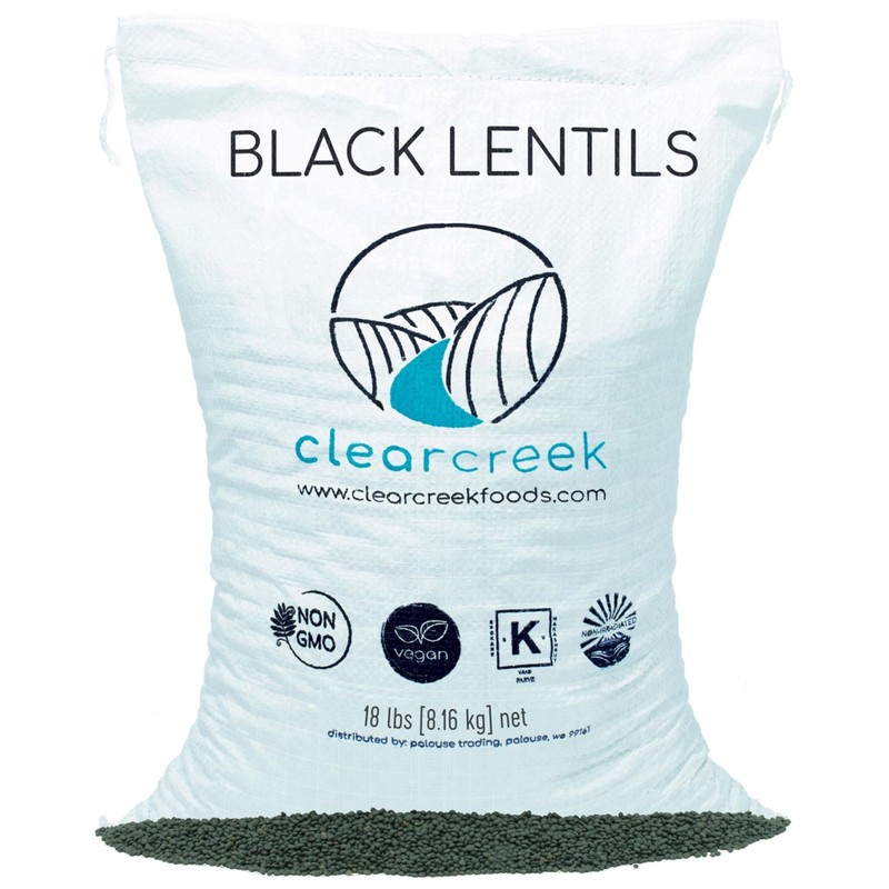 Black Lentils | Non-GMO | Kosher | Premium Quality |