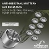 Stainless Steel Anti-Theft Nuts M6 M8 M10 M12 V2A Anti-Theft