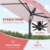 Tempera 9ft Patio Market Outdoor Table Umbrella with Push Button