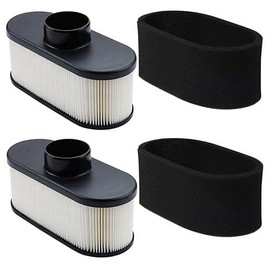 Hippotech Pack of 2 11013-7047 Air Filter with 11013-7046 Pre Filter for Kawasaki Engine 11013-7049 11013-0726 11013-0752 99999-0384 Lawn Mower