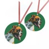 Doggylips™ Boxer 'Cooper' Metal Ornaments - Add Charm and Whimsy