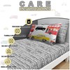 VELVETIO Luxury Kids Fitted Sheet with Matching Pillowcase, Boys &