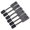 6 Pcs Headless Electric Guitar Bridge Saddle Precise Pitch Adjustment
