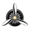 Baceyong Auto Lufterfrischer, Propeller Belüftungsclip ätherische Öle Duft Diffusor Ventilator,
