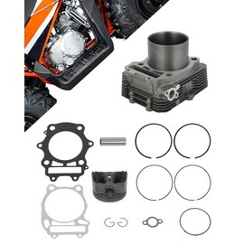OCPTY Cylinder Piston Gasket Top End Kit 2002-2007 For Suzuki Eiger 400 King Quad 400 Cylinder Piston Ring Gasket OE 12100-38F21-050 12140-38F10
