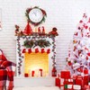 Artificial Berry Rattan with Black Berries Christmas Decoration Rattan for