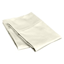 100% Egyptian Cotton Toddler Travel 14" x 20" -Pillowcase 2 Pack with Envelope Closure 600 Thread Count Fits Sized 12x16, 13x18,14 x 20,14 x 20, Machine Washable Small Travel Beige Solid