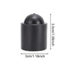 SquEqu 12 Pack Billiard Cue Butt End Protector Cap Shockproof