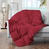 puredown® Soft Feather Down Throw Blanket Lightweight Packable Couch Throw