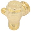 Air Compressor Check Valve, 3-Port Brass Valve Pneumatic Accessory, for