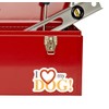 2 x 10cm I Love My Dog Vinyl Decal Sticker