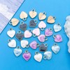 Youdiyla 125Pcs Alloy Dripping Oil Heart Series Pendant Jewelry Making