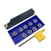 RHFGYY SRAPR1616H10 + 10 piezas RCMT10T3 (R5) Insertos redondos de
