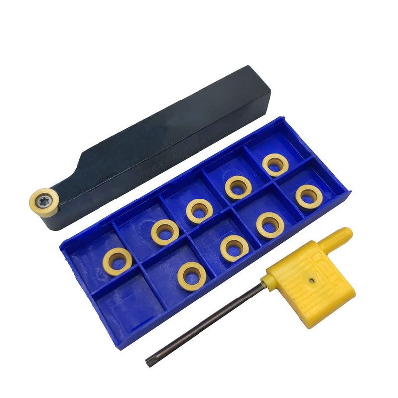 RHFGYY SRAPR1616H10 + 10 piezas RCMT10T3 (R5) Insertos redondos de
