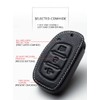 HIBEYO Folding Car Key Case Fits Hyundai Protective Key Case