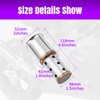 RIDLOG Motorcycle DB Killer 51mm Universal Muffler Silencer Baffle Removable