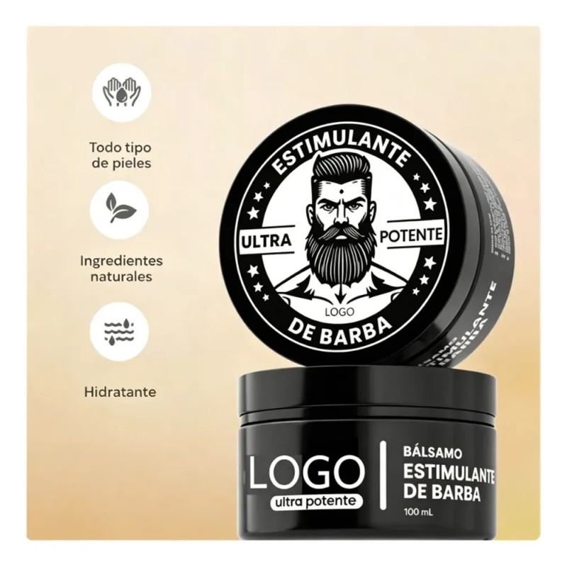 Crema Para El Cuidado Del Bigote Masculino
