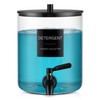 Glass Laundry Detergent Dispenser, 128 oz / 3.5L Fabric Softener