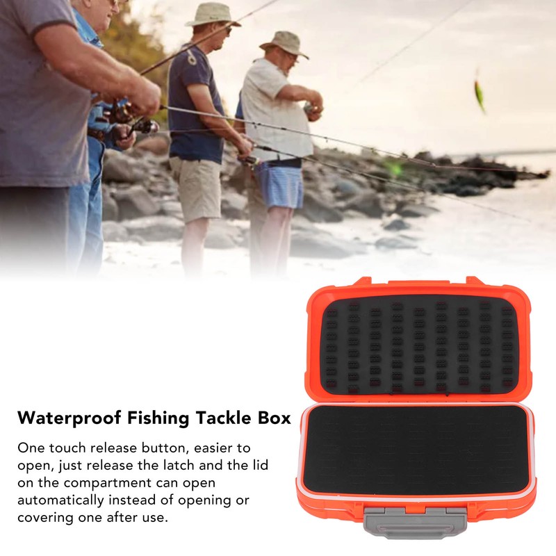Thickened Multi Functional Fishing Tackle Box Double Opening 4 Sided